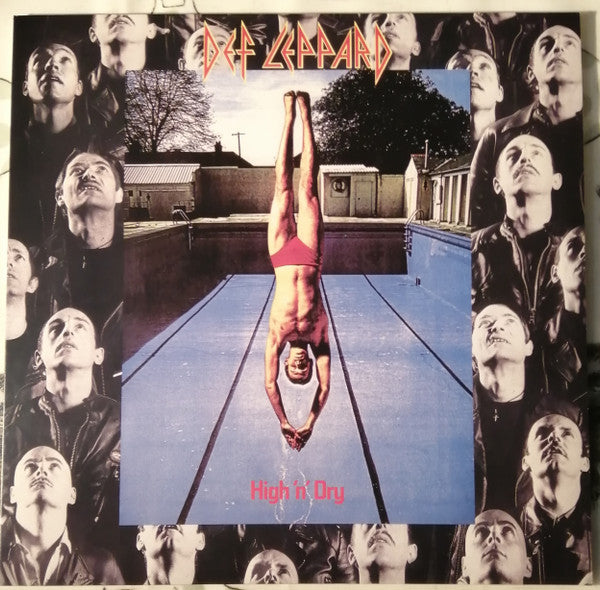 Def Leppard : High 'n' Dry (LP, Album, RE, Red)