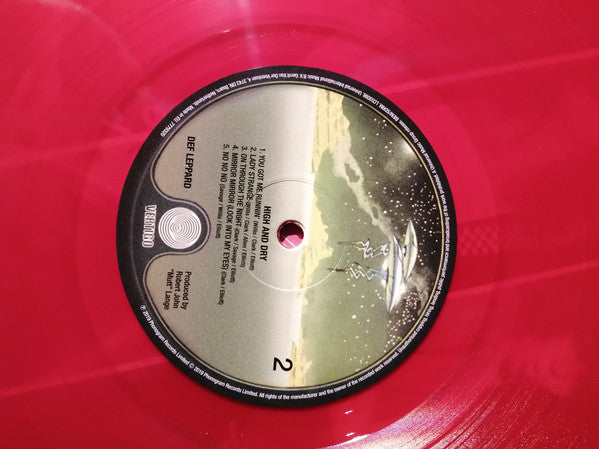 Def Leppard : High 'n' Dry (LP, Album, RE, Red)