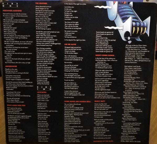 Judas Priest : Defenders Of The Faith (LP, Album, Car)