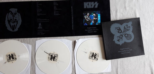 Kiss : Staples Center, Los Angeles, CA, USA, March 4, 2020 (3xLP, Whi + Box, Dlx, Num, Unofficial)