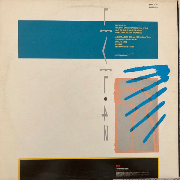 Level 42 : Standing In The Light (LP, Album)