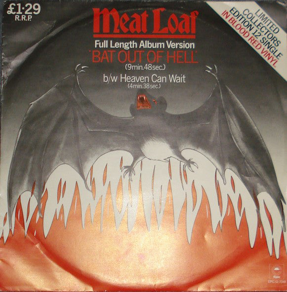 Meat Loaf : Bat Out Of Hell (12", Single, Ltd, Red)