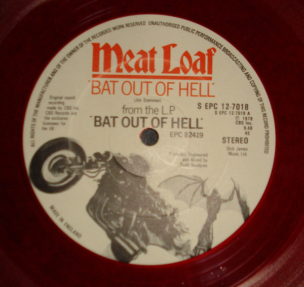 Meat Loaf : Bat Out Of Hell (12", Single, Ltd, Red)