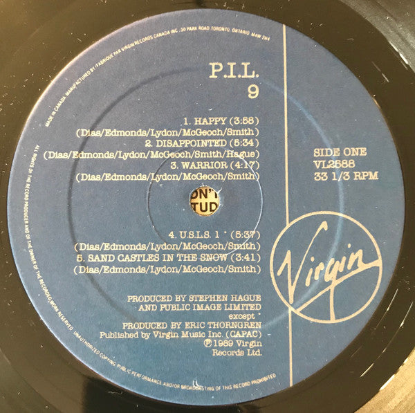 Public Image Limited : 9 (LP, Album)