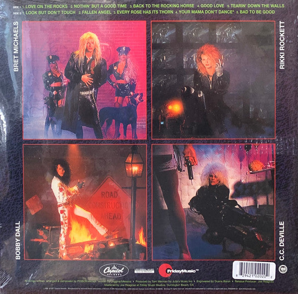 Poison (3) : Open Up and Say...Ahh! (LP, Album, Ltd, RE, Gol)