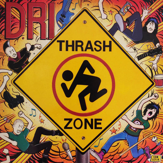 Dirty Rotten Imbeciles : Thrash Zone (LP, Album, No )