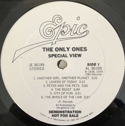The Only Ones : Special View (LP, Comp, Promo, Ter)