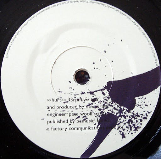 New Order : Temptation (7", Single, RE)
