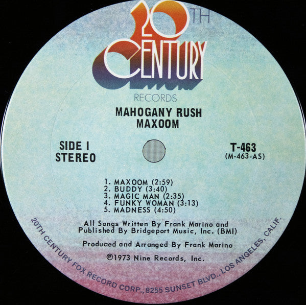 Mahogany Rush : Maxoom (LP, Album, RE, Ter)