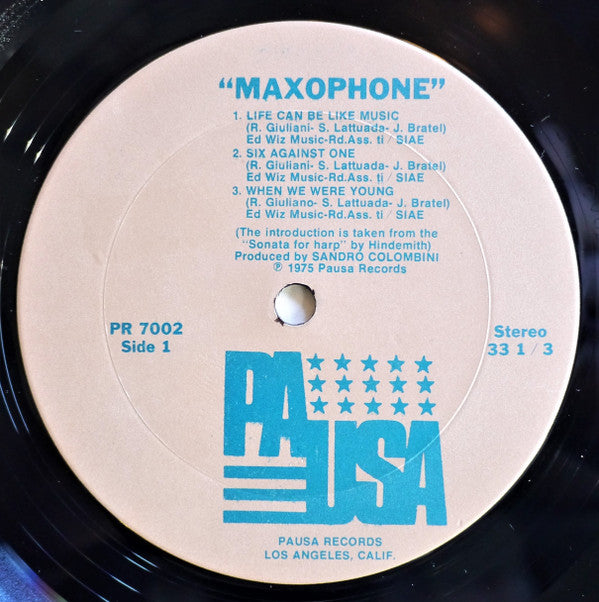 Maxophone : Maxophone (LP, Album, Gat)