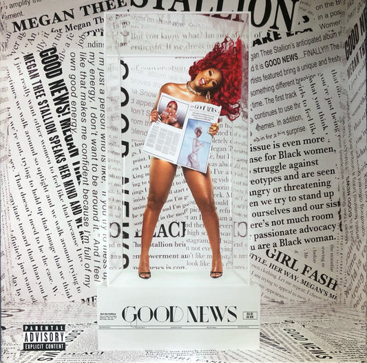 Megan Thee Stallion : Good News (2xLP, Album, Ltd, Whi)