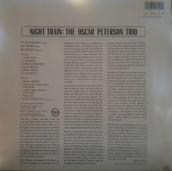 The Oscar Peterson Trio : Night Train (LP, Album, RE)