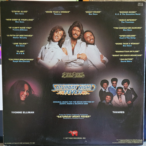 Various : Saturday Night Fever (The Original Movie Sound Track) (2xLP, Album, Comp, Ric)