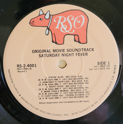 Various : Saturday Night Fever (The Original Movie Sound Track) (2xLP, Album, Comp, Ric)
