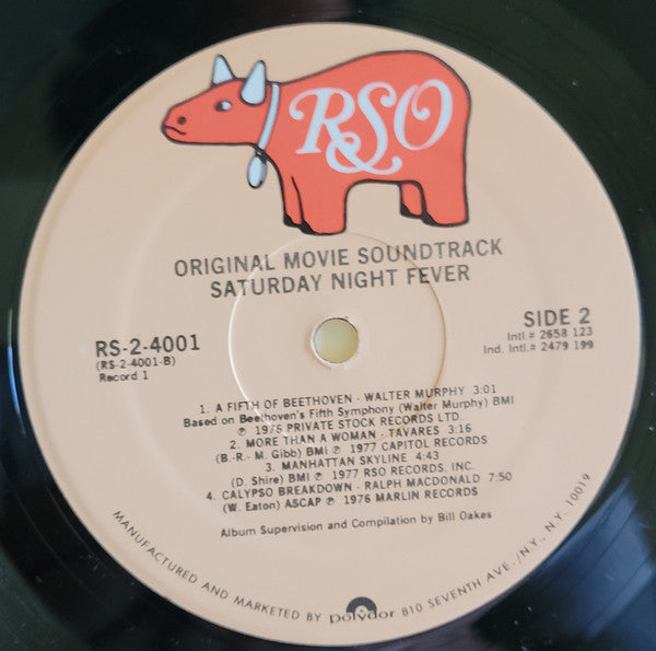 Various : Saturday Night Fever (The Original Movie Sound Track) (2xLP, Album, Comp, Ric)