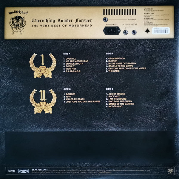 Motörhead : Everything Louder Forever (2xLP, Comp, Gat)