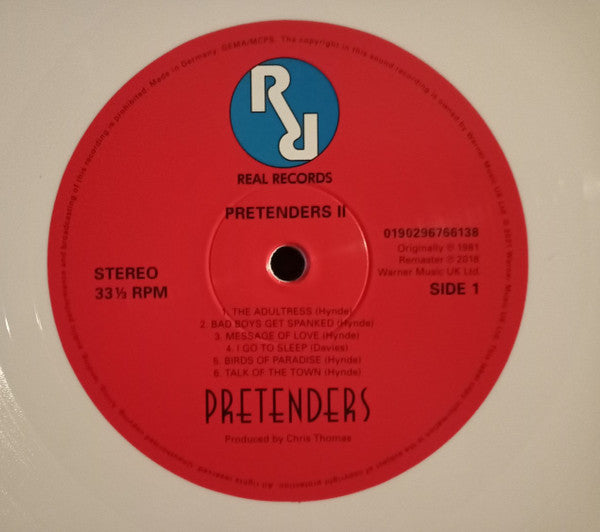 The Pretenders : Pretenders II (LP, Album, Ltd, RE, RM, Whi)