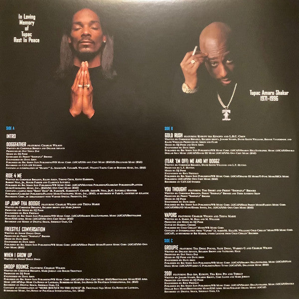 Snoop Dogg - Tha Doggfather (2xLP, Album, Ltd, RE, Bla Snoop Dogg - Tha Doggfather (2xLP, Album, Ltd, RE, Bla
