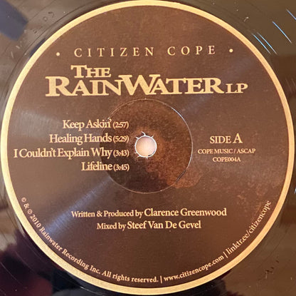 Citizen Cope : The Rainwater LP (LP, Album, Num, RE)