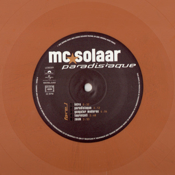 MC Solaar : MC Solaar / Paradisiaque (LP, Album, RE + 2xLP, Album, RE + Comp, Ltd, Bei)