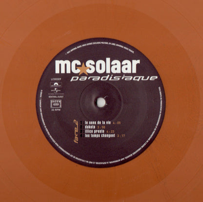 MC Solaar : MC Solaar / Paradisiaque (LP, Album, RE + 2xLP, Album, RE + Comp, Ltd, Bei)