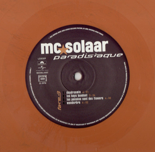 MC Solaar : MC Solaar / Paradisiaque (LP, Album, RE + 2xLP, Album, RE + Comp, Ltd, Bei)