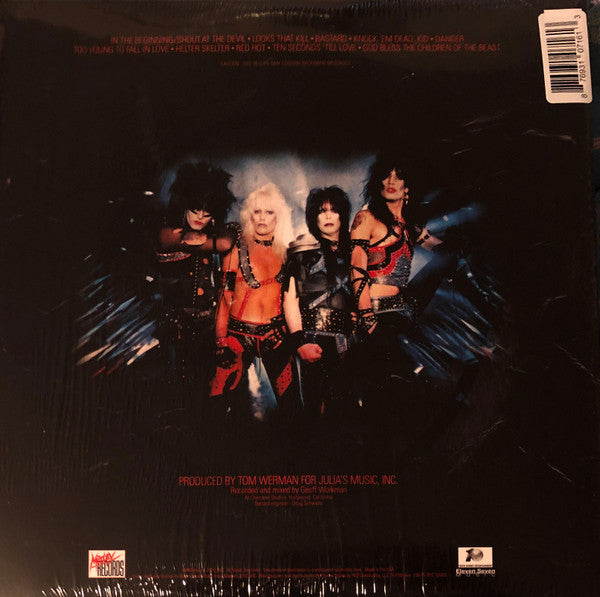 Mötley Crüe : Shout At The Devil (LP, Album, Ltd, RE, Bla)
