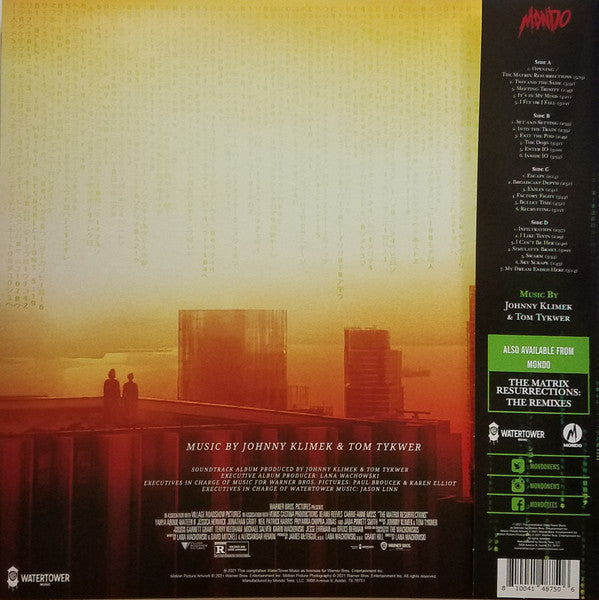 Johnny Klimek & Tom Tykwer : The Matrix Resurrections (Original Motion Picture Soundtrack) (2xLP, Album, Ltd, Bla)