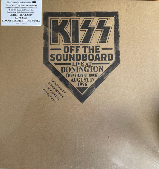 Kiss : Off The Soundboard Live At Donington (Monsters Of Rock) August 17, 1996 (3xLP, Ltd, Red)