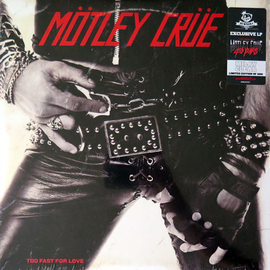 Mötley Crüe : Too Fast For Love (LP, Album, Ltd, RE, RM, Mil)