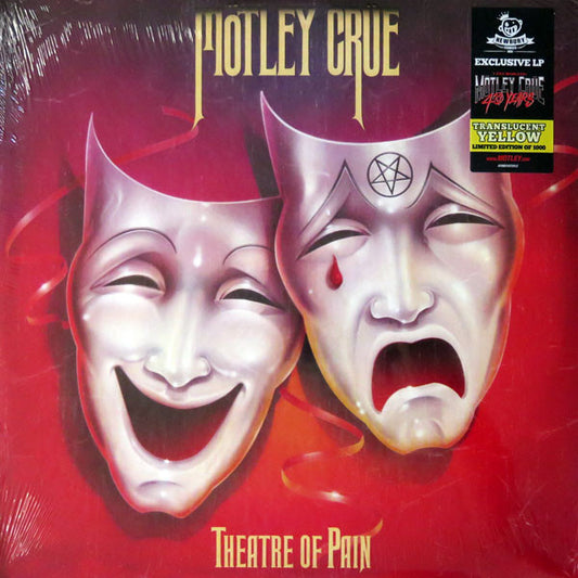 Mötley Crüe : Theatre Of Pain (LP, Album, Ltd, RE, RM, Yel)