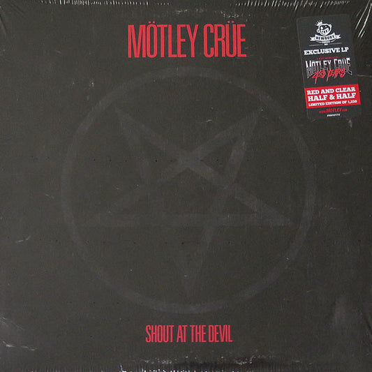 Mötley Crüe : Shout At The Devil (LP, Album, Ltd, RE, Red)
