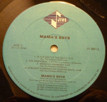 Mama's Boys : Mama's Boys (LP, Album)