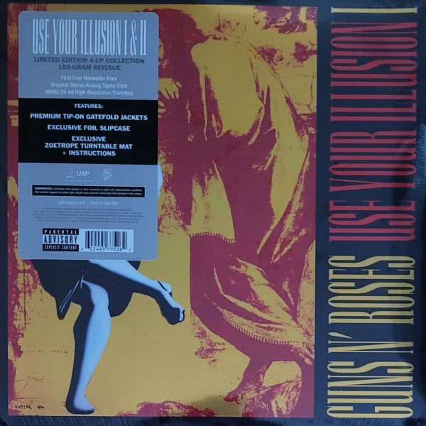 Guns N' Roses : Use Your Illusion I & II (Box, Comp, Ltd, Num, RM, S/Edition, Sli + LP, Albu)