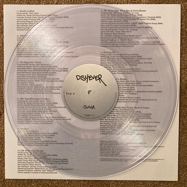 Gunna : DS4EVER (2xLP, Album, Ltd, Cry)