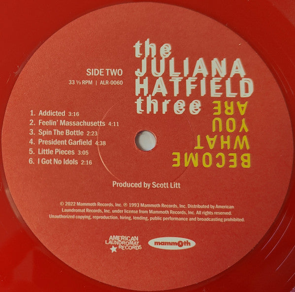 The Juliana Hatfield Three : Become What You Are (LP, Album, Ltd, RE, RM, Red)