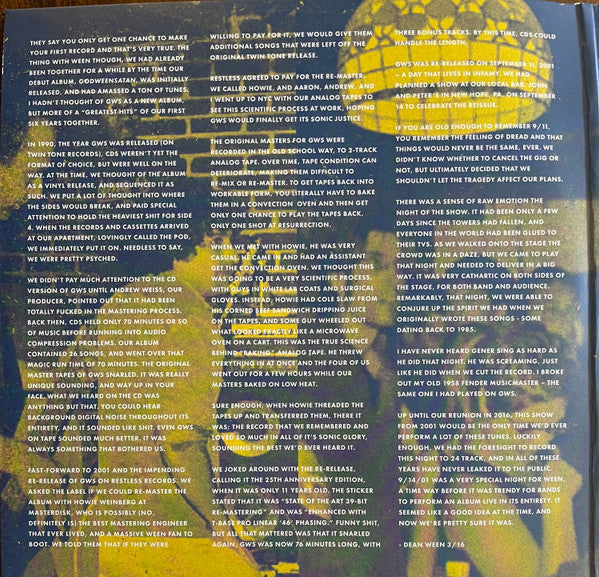 Ween : God Ween Satan: Live (2xLP, Album, Ltd, RE, Cle)