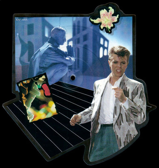 David Bowie : Loving The Alien (Re-mixed Version) (7", Shape, Pic)