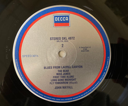 John Mayall : Blues From Laurel Canyon (LP, Album, RE)