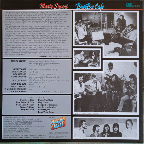 Marty Stuart : Busy Bee Cafe (LP, Album, Club, RE, RM, Lig)
