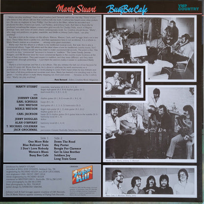 Marty Stuart : Busy Bee Cafe (LP, Album, Club, RE, RM, Lig)