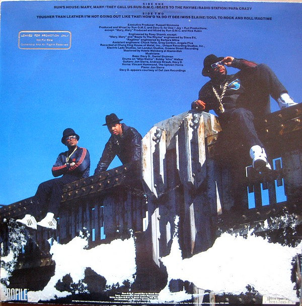 Run-DMC : Tougher Than Leather (LP, Album, Promo)