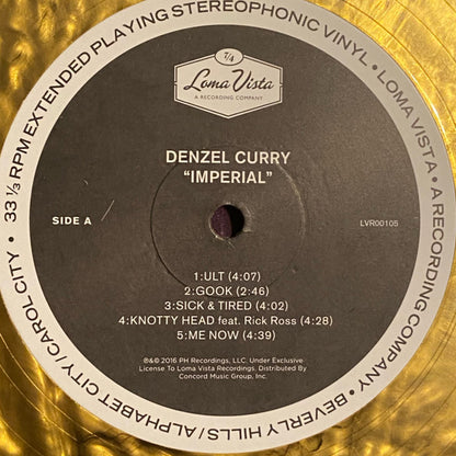 Denzel Curry : Imperial  (LP, Album, Ltd, RE, Gol)