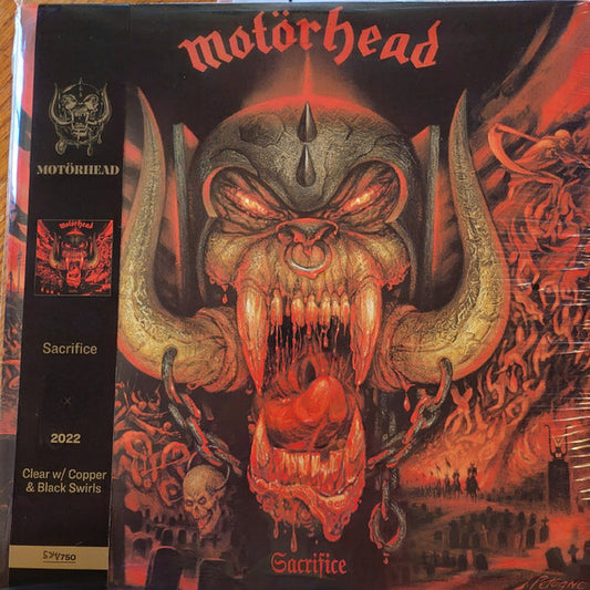 Motörhead : Sacrifice (LP, Album, Ltd, Num, Cle)