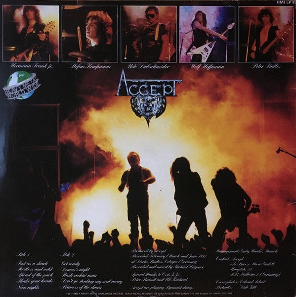 Accept : Restless & Wild (LP, Album, Ltd, Red)