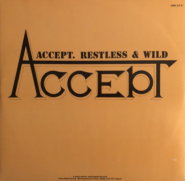 Accept : Restless & Wild (LP, Album, Ltd, Red)