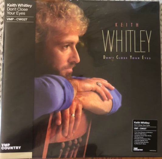 Keith Whitley : Don't Close Your Eyes (LP, Album, Club, RE, RM, Lav)