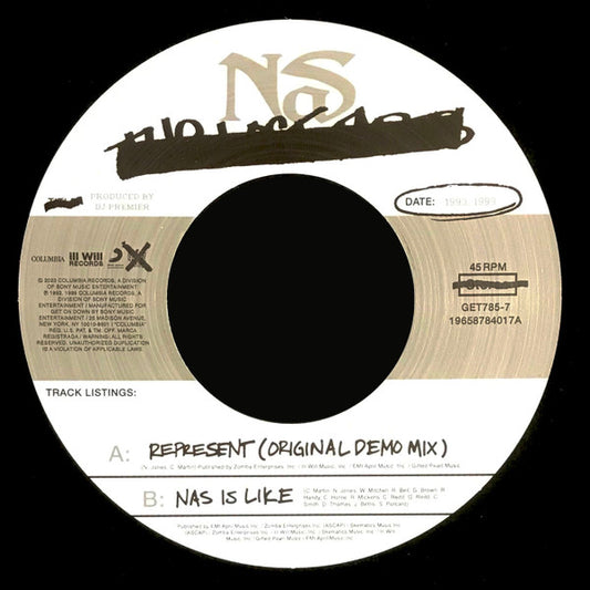 Nas : Represent (Original Demo Mix) (7", Ltd)