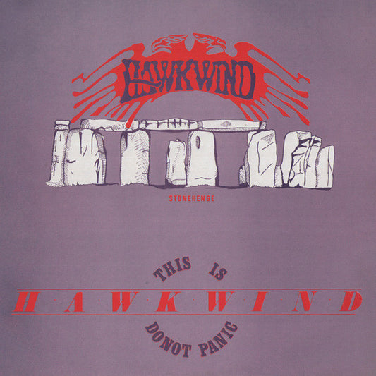 Hawkwind : Stonehenge / This Is Hawkwind, Do Not Panic (LP + 12", Red)