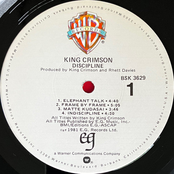 King Crimson : Discipline (LP, Album)